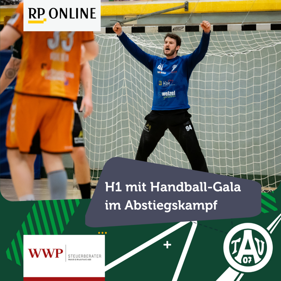 Herren des TV Aldekerk mit Handball-Gala im Abstiegskampf