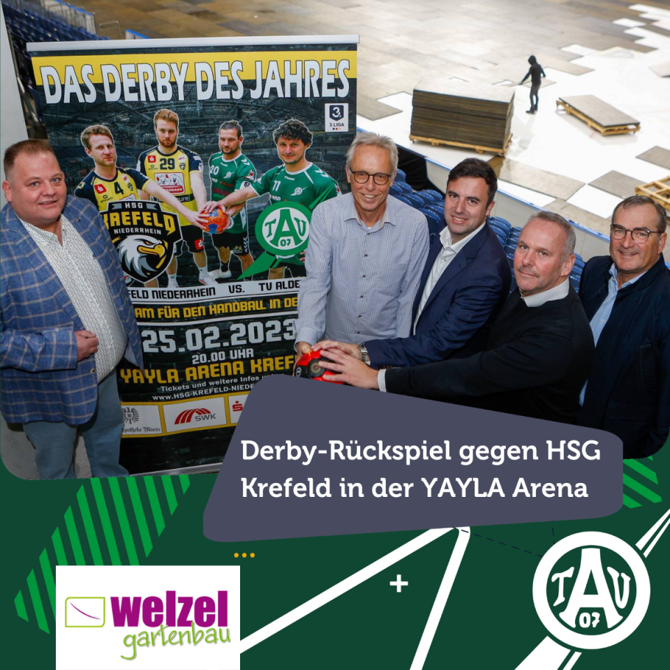 Derby-Rückspiel gegen HSG Krefeld in der YAYLA Arena