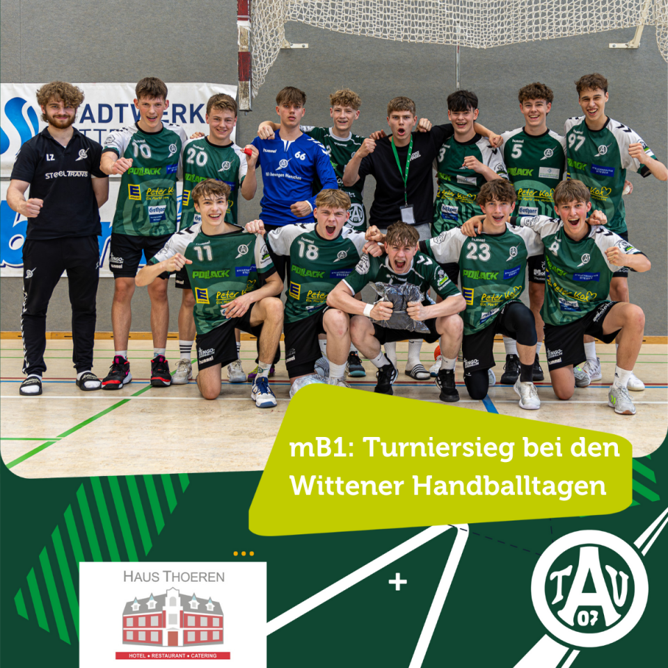 mB1 Turniersieg bei den Wittener Handballtagen
