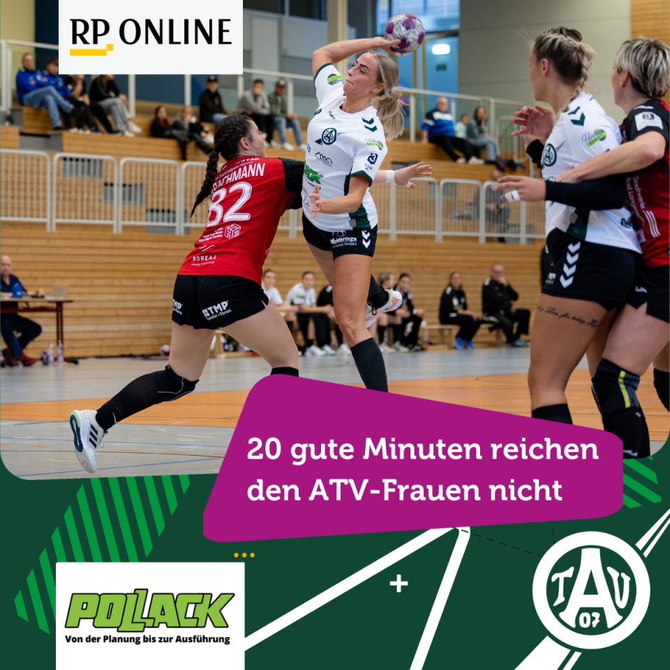 20 gute Minuten reichen den Frauen des TV Aldekerk in Thüringen nicht
