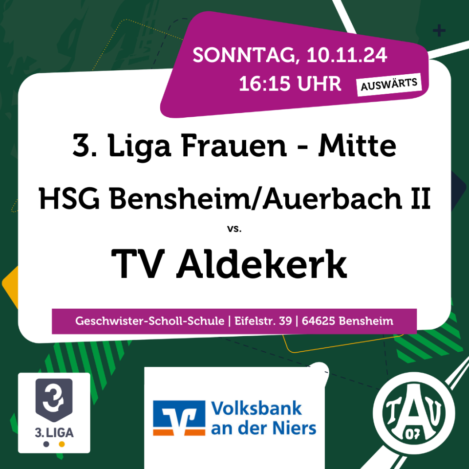 ATV-Frauen wollen in Bensheim/Auerbach punkten
