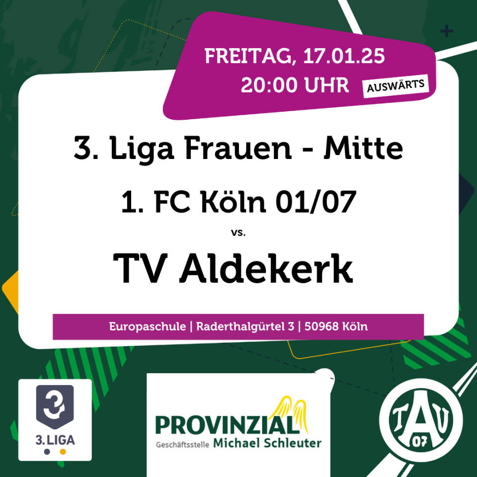 ATV-Frauen reisen zum Topspiel gegen den 1. FC Köln