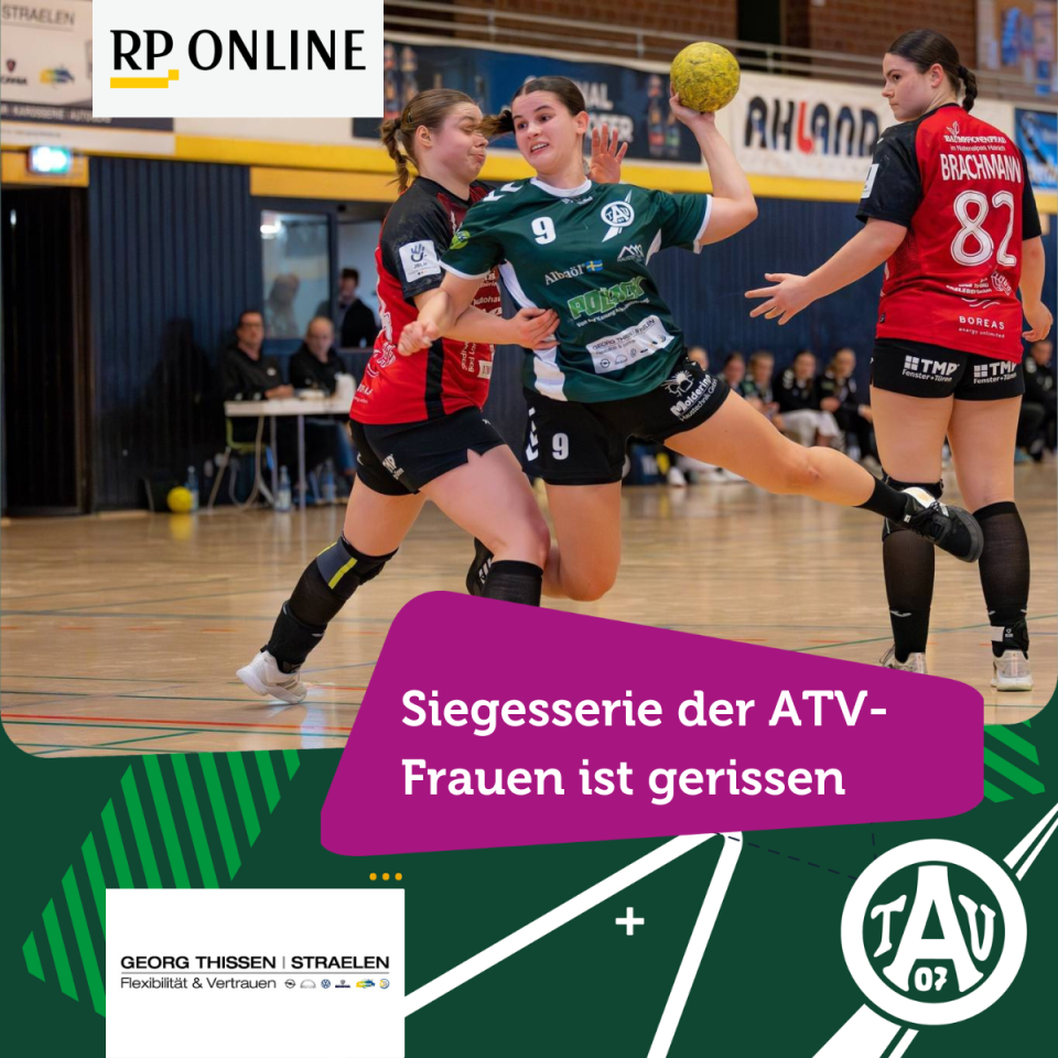 Siegesserie der 3. Liga Frauen des TV Aldekerk gerissen