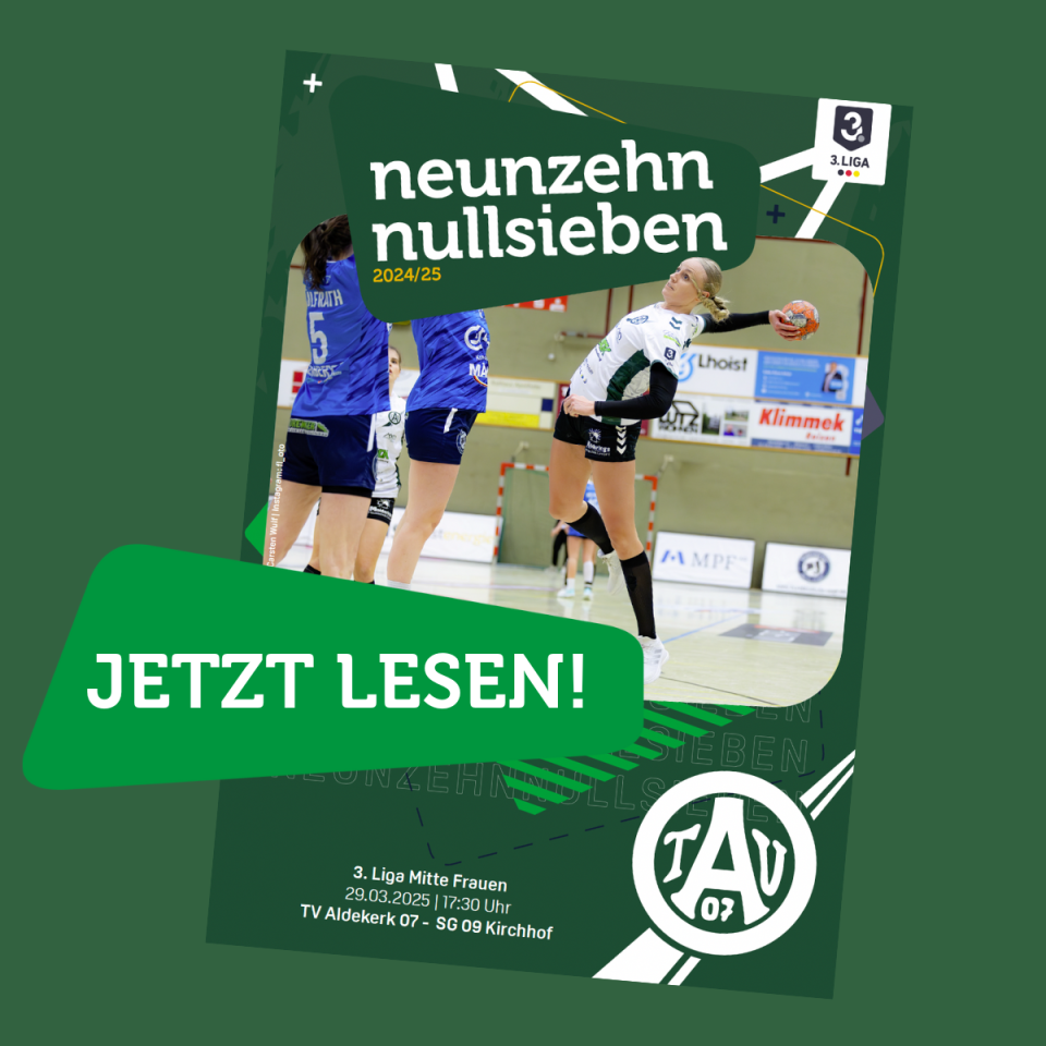 Spieltagsmagazin "1907" zum Topspiel der ATV-Frauen