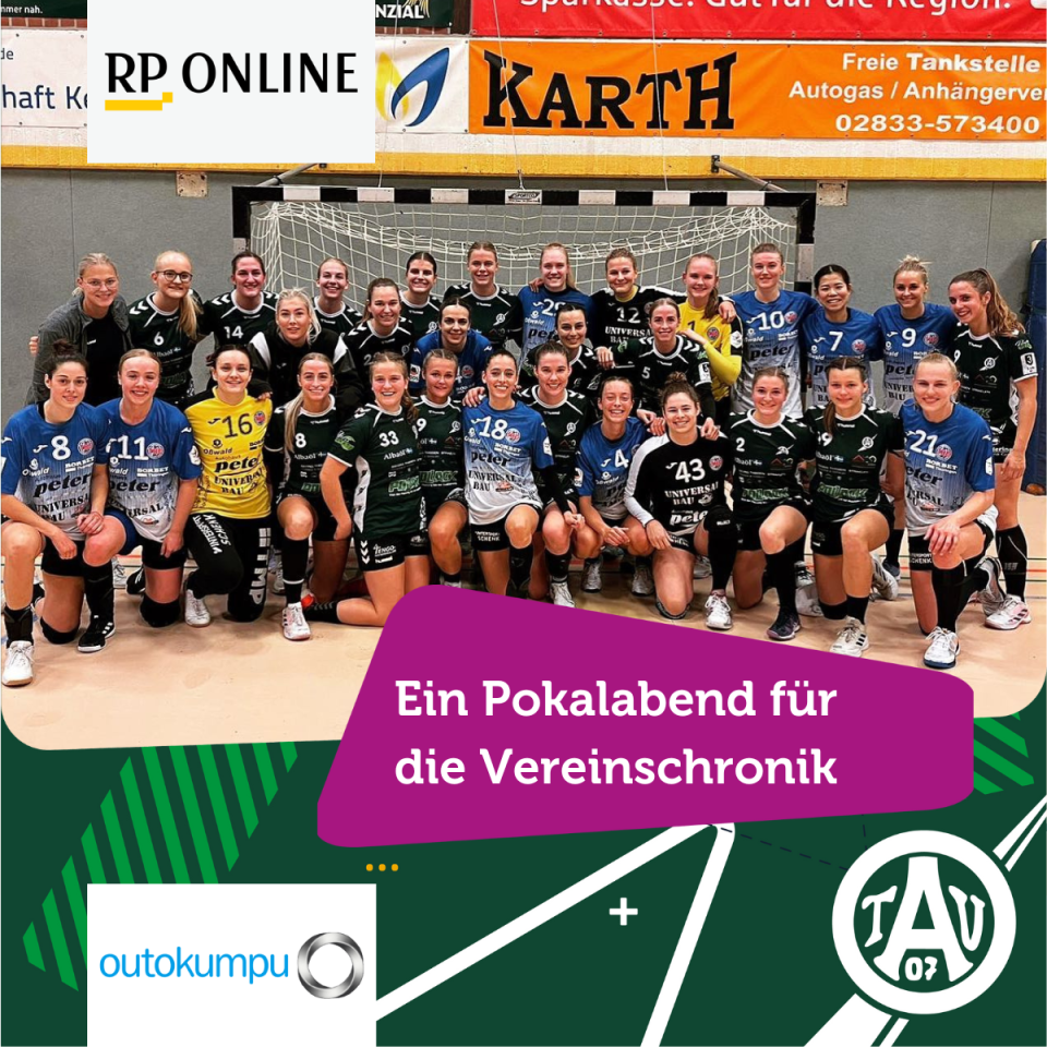 Ein Pokalabend für die ATV-Vereinschronik