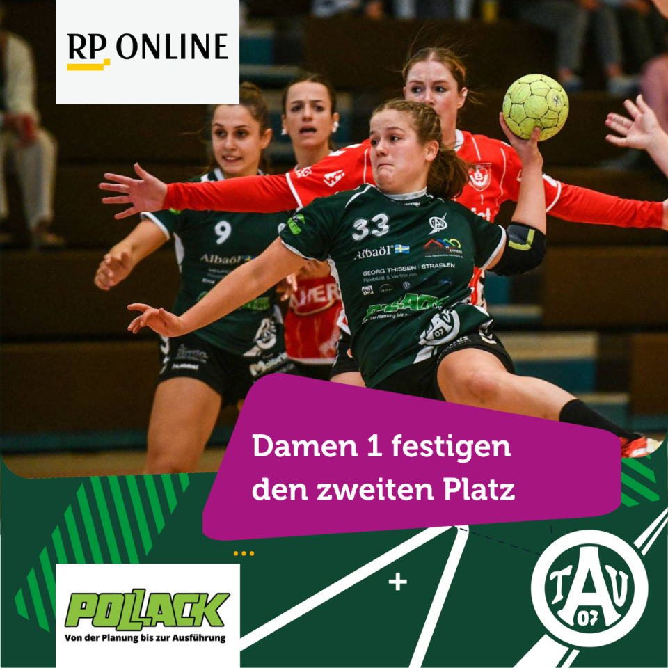 Damen 1 festigen den zweiten Tabellenplatz