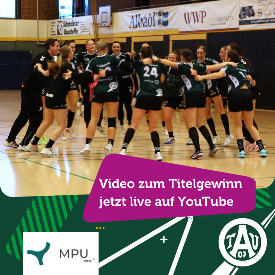 Video zum Titelgewinn TV Aldekerk Damen 3. Liga West