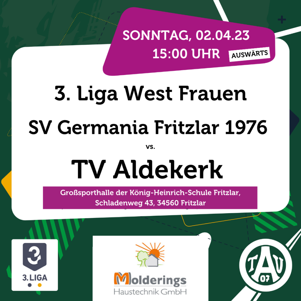 Damen des TV Aldekerk ohne Geschenke nach Fritzlar