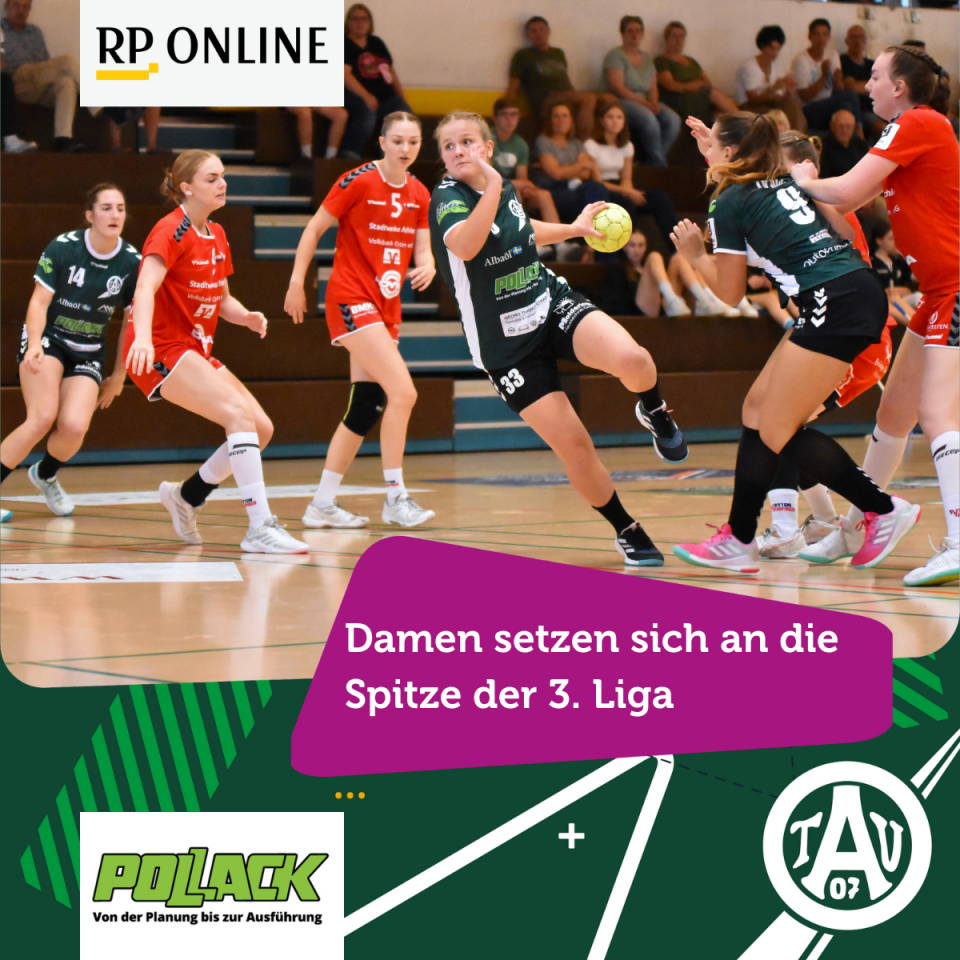 Damen des TV Aldekerk setzten sich an die Spitze der 3. Liga