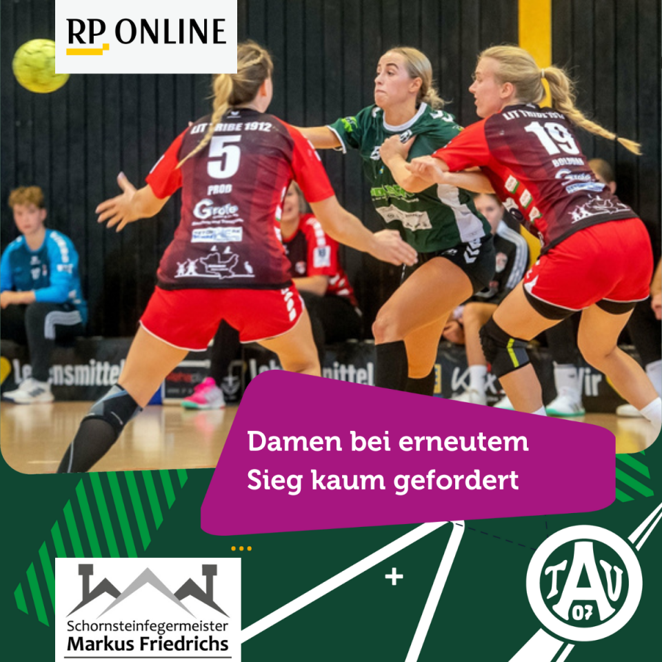 Damen des TV Aldekerk bei erneutem Sieg kaum gefordert
