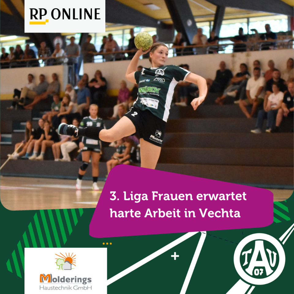 3. Liga Frauen des TV Aldekerk erwartet harte Arbeit in Vechta