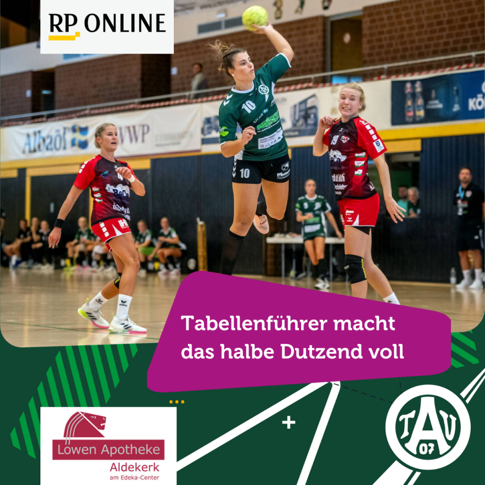 Tabellenführer TV Aldekerk macht das Dutzend voll