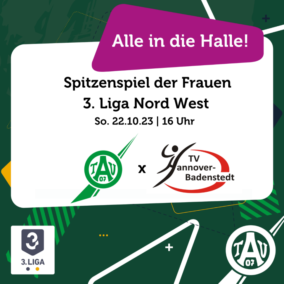 Alle in die Halle zum Spitzenspiel des TV Aldekerk
