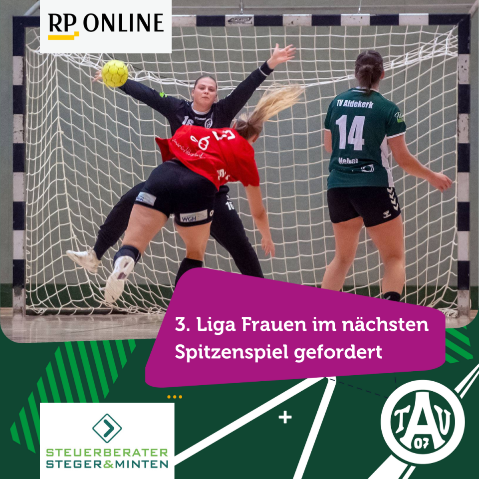 3. Liga Frauen im nächsten Spitzenspiel gefordert