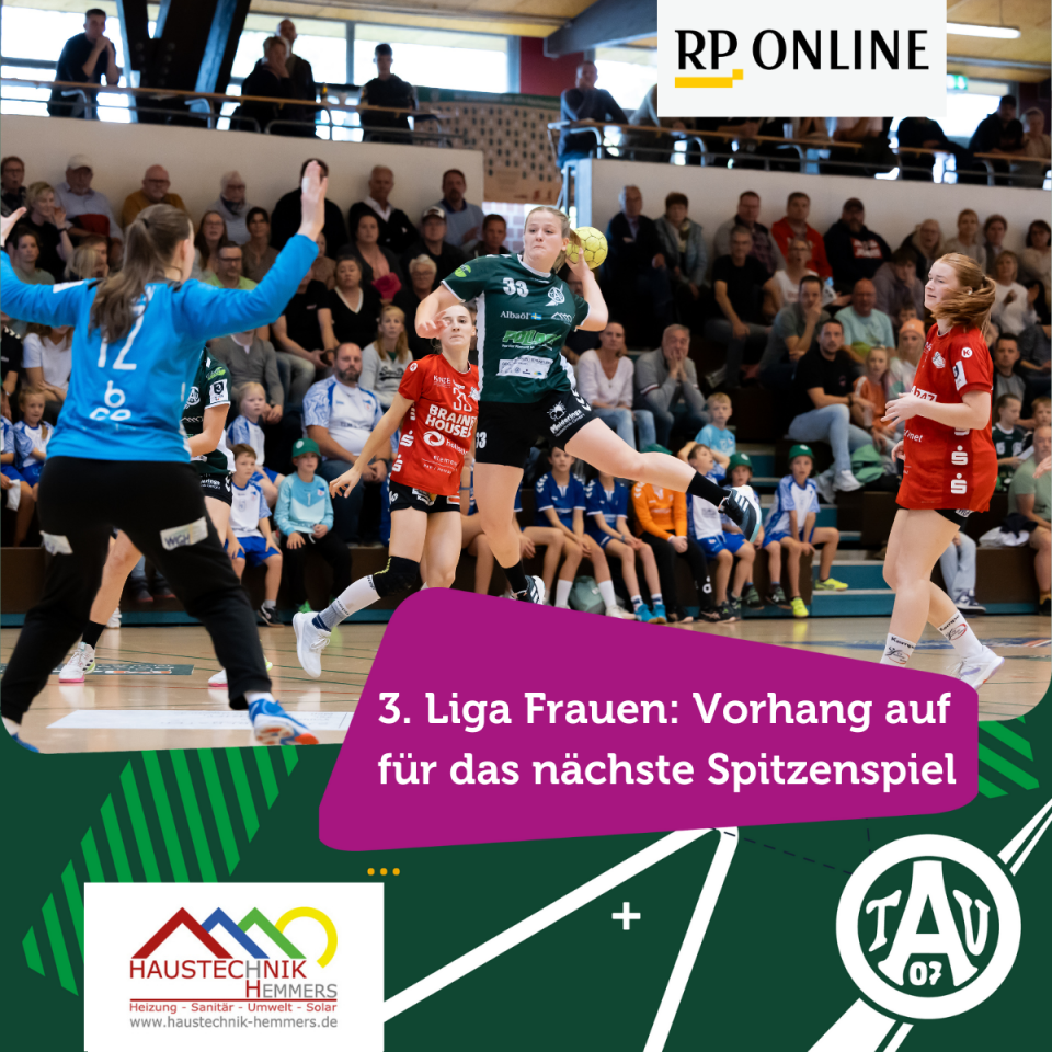 3. Liga Frauen: Vorhang auf für das nächste Spitzenspiel des TV Aldekerk