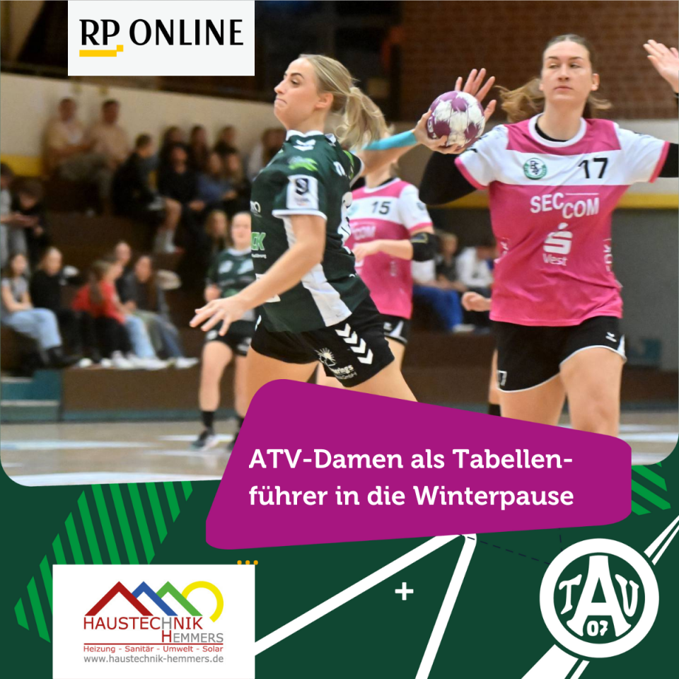 Frauen des TV Aldekerk gehen als Tabellenführer in die Winterpause