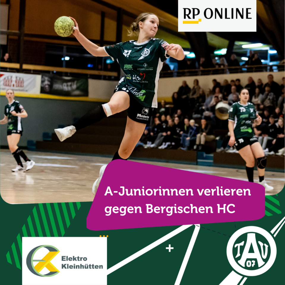 A-Juniorinnen des TV Aldekerk mit Niederlage in der Jugendbundesliga