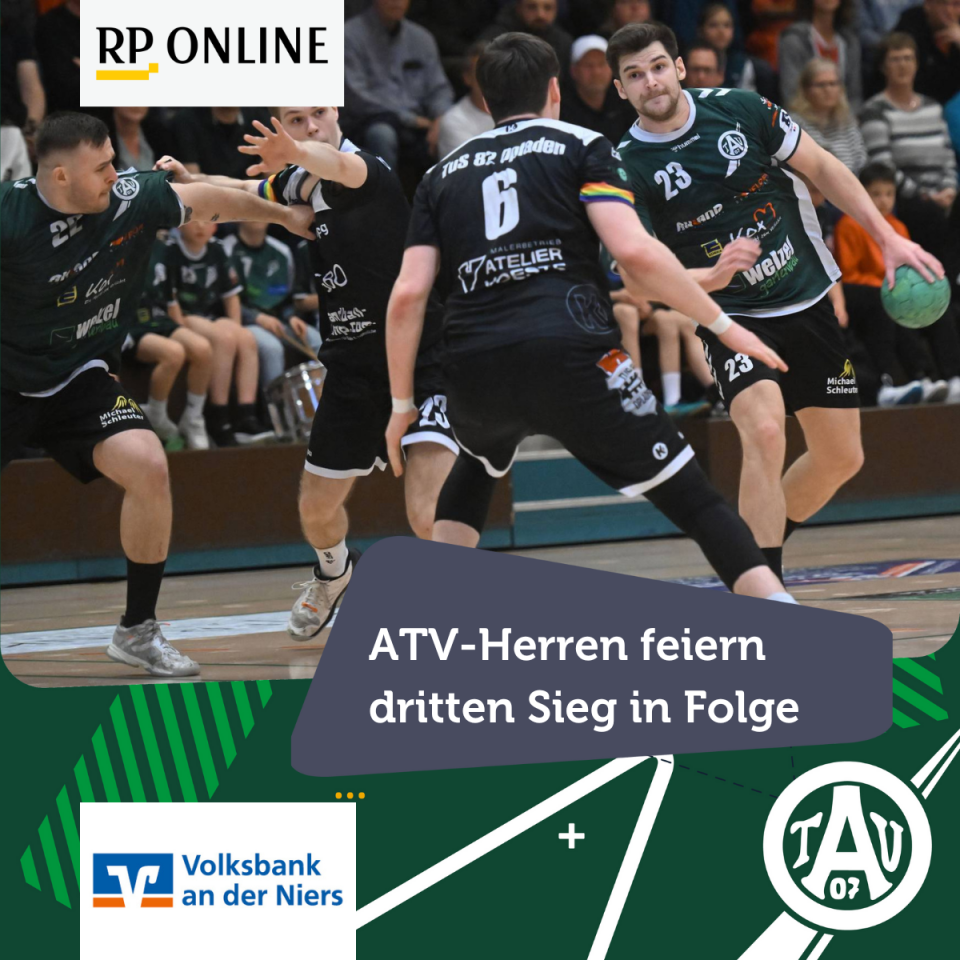 Herren des TV Aldekerk feiern dritten Sieg in Folge