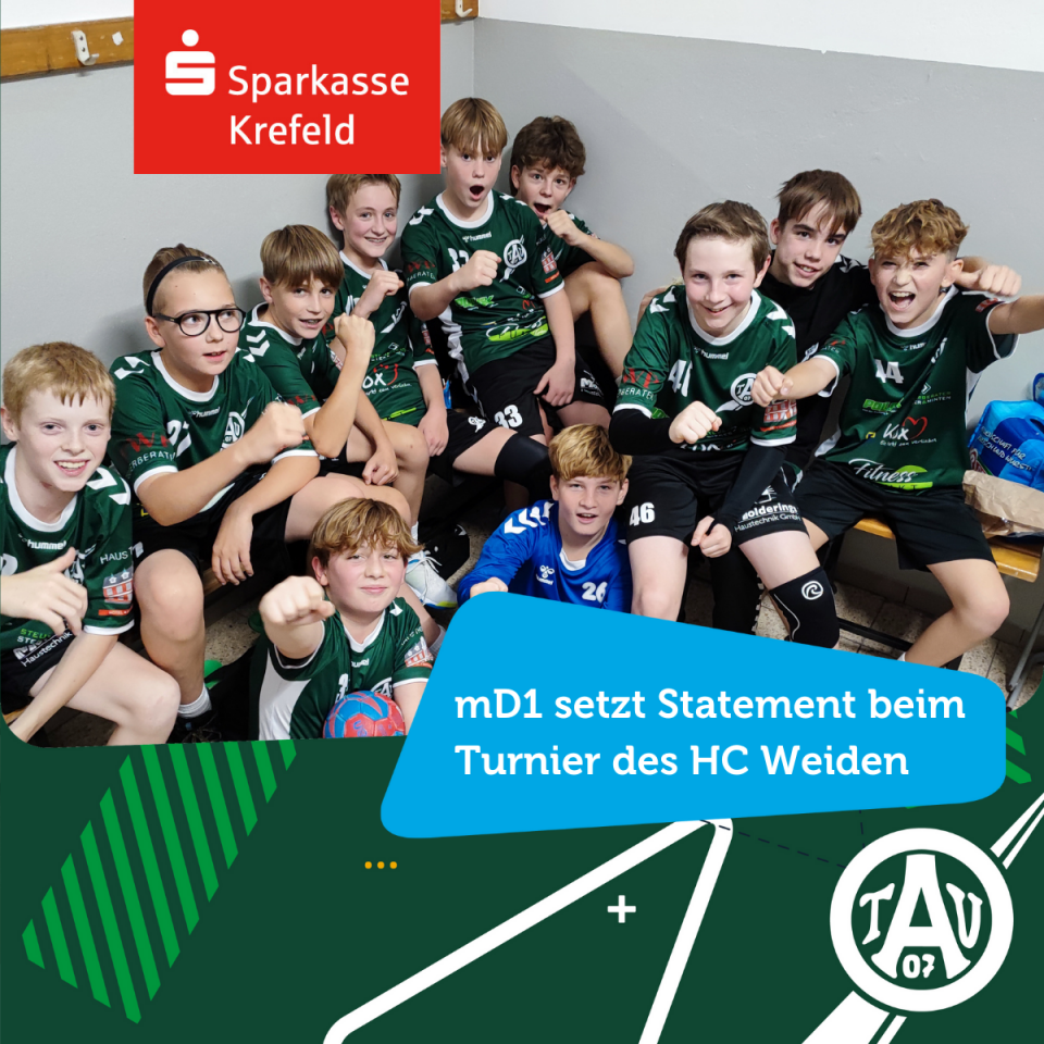 mD1 setzt Statement beim Turnier des HC Weiden