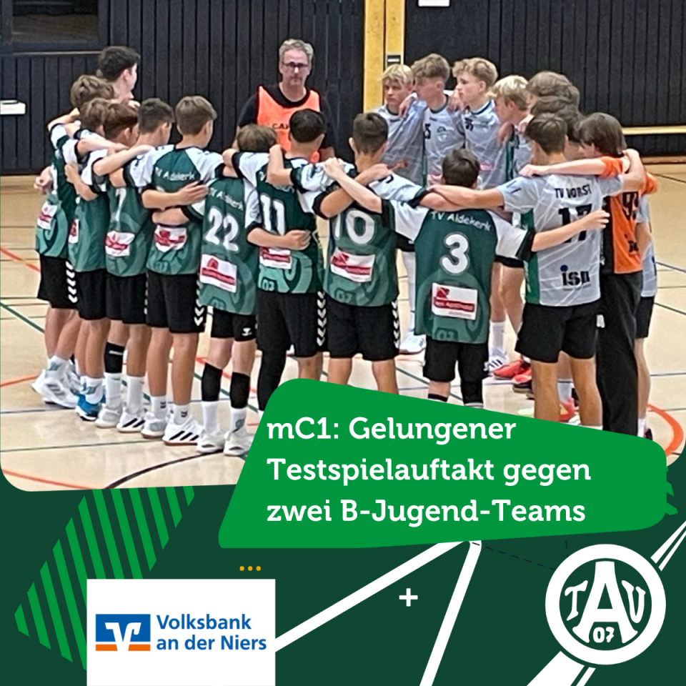mC1: Gelungener Testspielauftakt gegen zwei B-Jugend-Teams