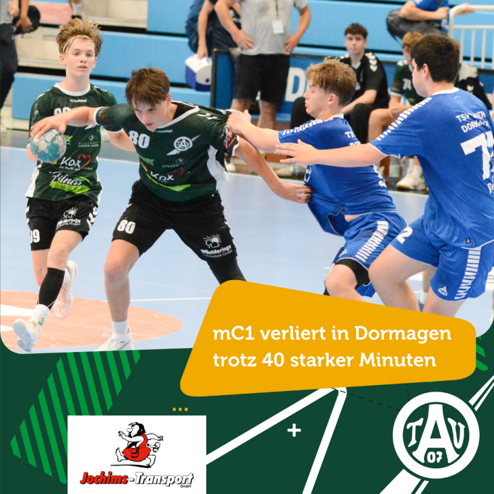 mC1 verliert in Dormagen trotz 40 starker Minuten