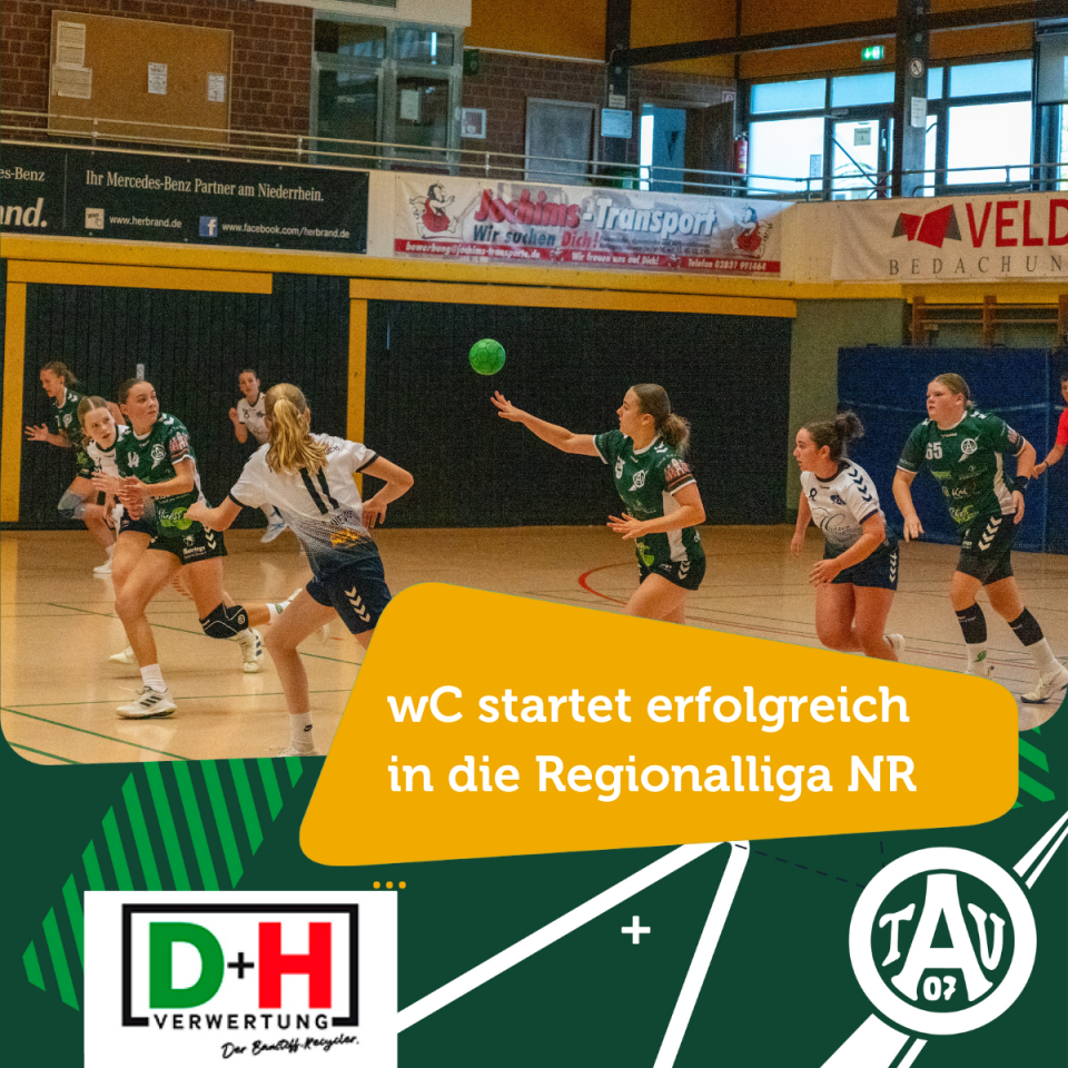 wC-Jugend des TV Aldekerk startet erfolgreich in die Saison