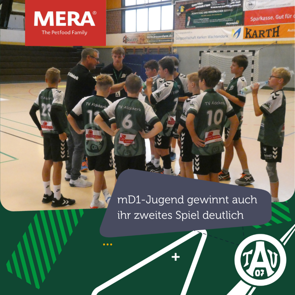 ATV mD1 gewinnt auch das zweite Saisonspiel deutlich