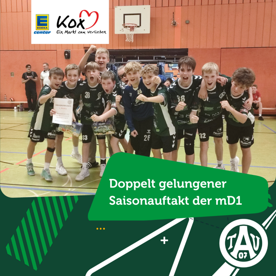 Doppelt gelungener Saisonauftakt der mD1