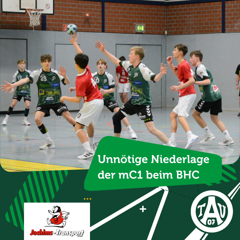 Unnötige Niederlage der mC1 beim BHC