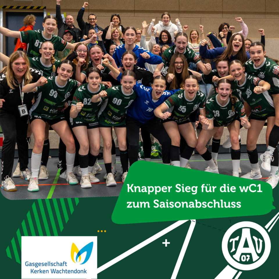 Knapper Sieg für die wC1 zum Saisonabschluss