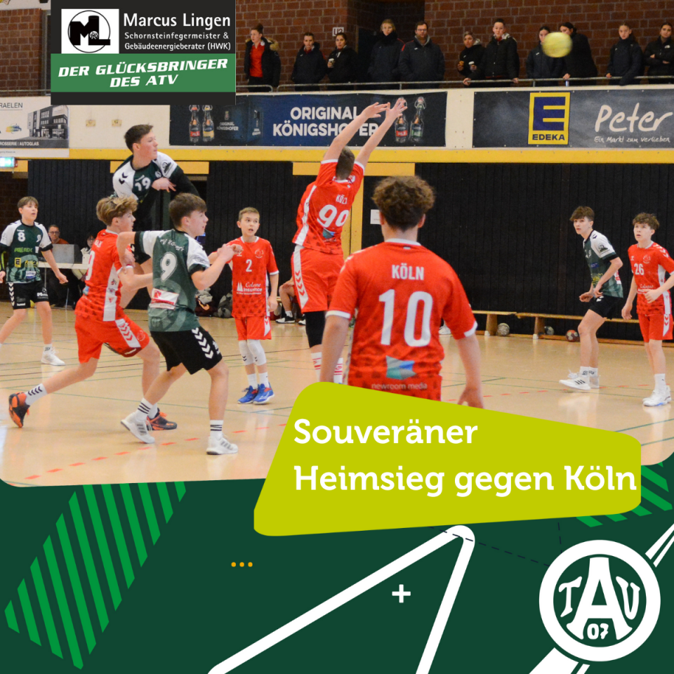 Souveräner Heimsieg der mC1 gegen Köln