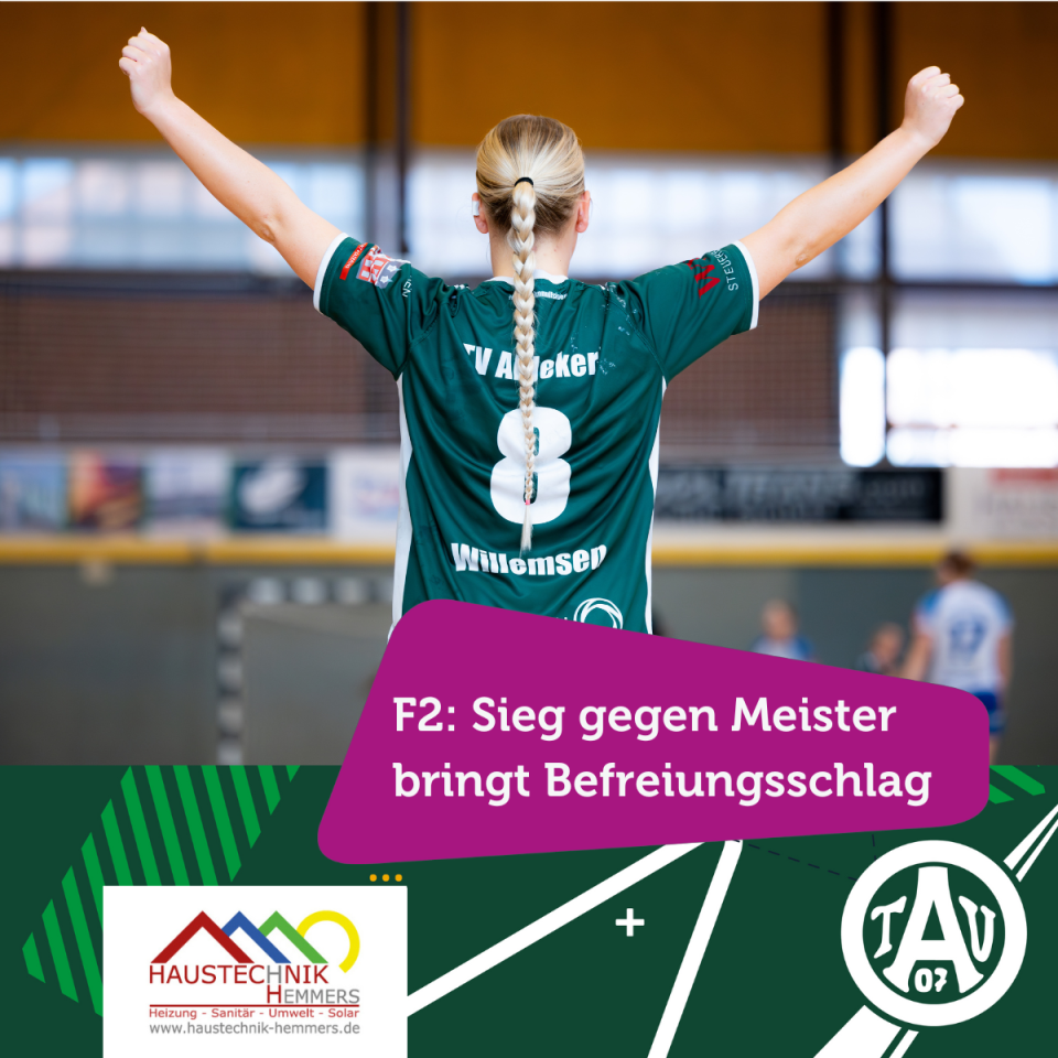 Frauen 2: Sieg gegen Meister bringt Befreiungsschlag