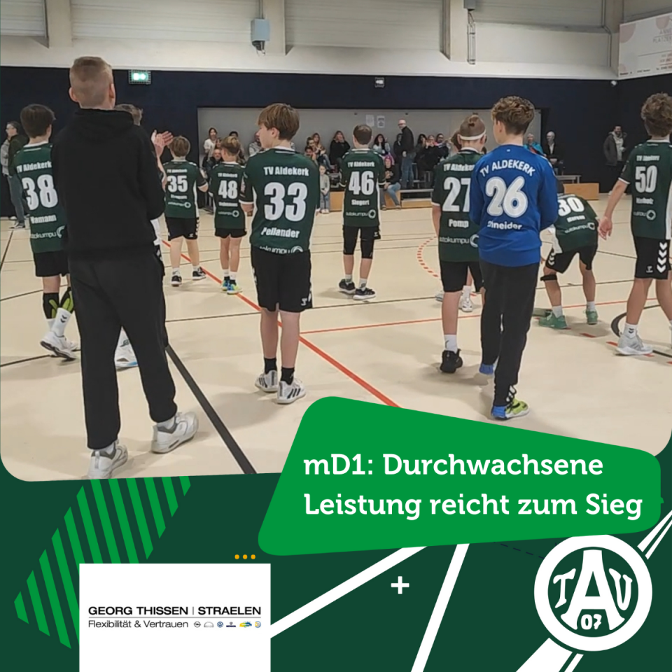 mD1: Durchwachsene Leistung reicht zum Sieg