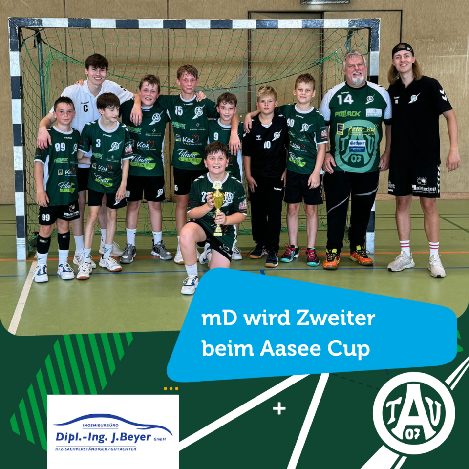 mD-Jugend wird Zweiter beim Aasee-Cup